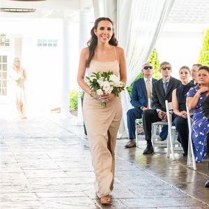 Champagne Azazie Bridesmaids Dress